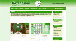 Desktop Screenshot of klaverjassenspelen.nl